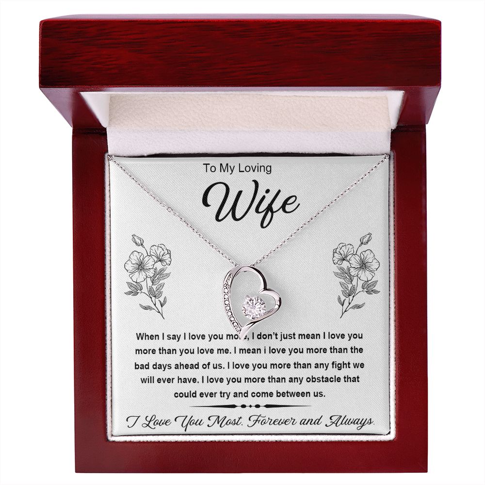 Soulmate Necklace For Women, Soulmate Gifts For Her, Future Wife Necklace, Necklaces Girlfriend, Soulmate Jewelry, To My Wife Necklace, Wife Necklace From Husband, Necklace Message Card and Gift Box Styles on Birthday, Christmas, Valentine Forever Love