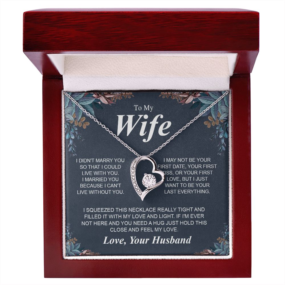 Valentine Gifts To My Soulmate Necklace Gifts for Wife from Husband, Soulmate Anniversary Gifts, Gift for Soulmate Necklace Message Card and Necklace Gift Box Gift Box Styles on Birthday, Wedding, Anniversary, Valentine Forever Love