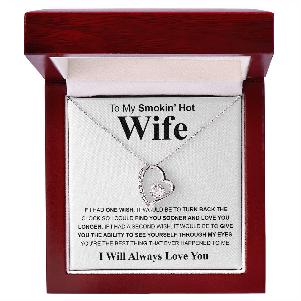 Gifts For Wife Birthday Gifts From Husband Necklace Valentines Day, Necklace for Future Soulmate, Wedding Anniversary Jewelry for Wife Necklace Gifts from Husband - Soulmate Gift Necklace with Message Card and Gift Box Forever Love