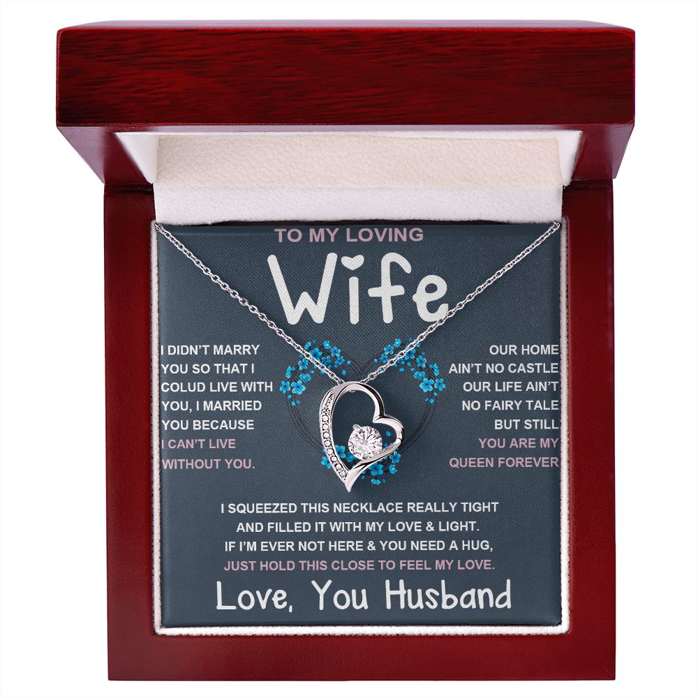 Soulmate Necklace For Women, To My Future Wife, Soulmate Gifts For Her, Future Wife Necklace, Necklaces For Girlfriend, To My Wife Necklace, Wife Necklace From Husband Necklace Message Card and Gift Box Styles on Birthday, Christmas, Valentine Forever Lov