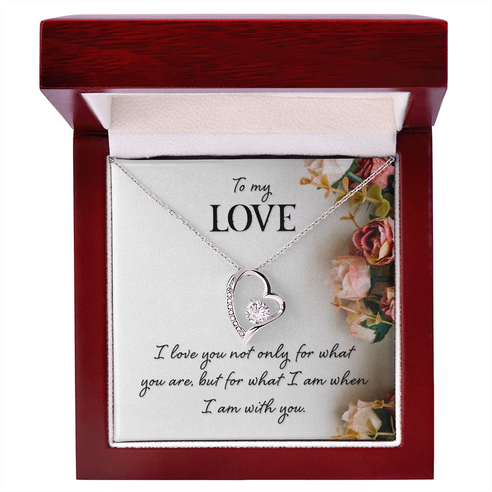 To My Love Necklace I Love You Not Only Gifts For Her Unique Necklaces For Wife From Valentines Day Anniversary Birthday For Her, Love Knot Meaningful Necklace Message Card and Gift Box Styles on Birthday, Christmas, Anniversary Forever Love