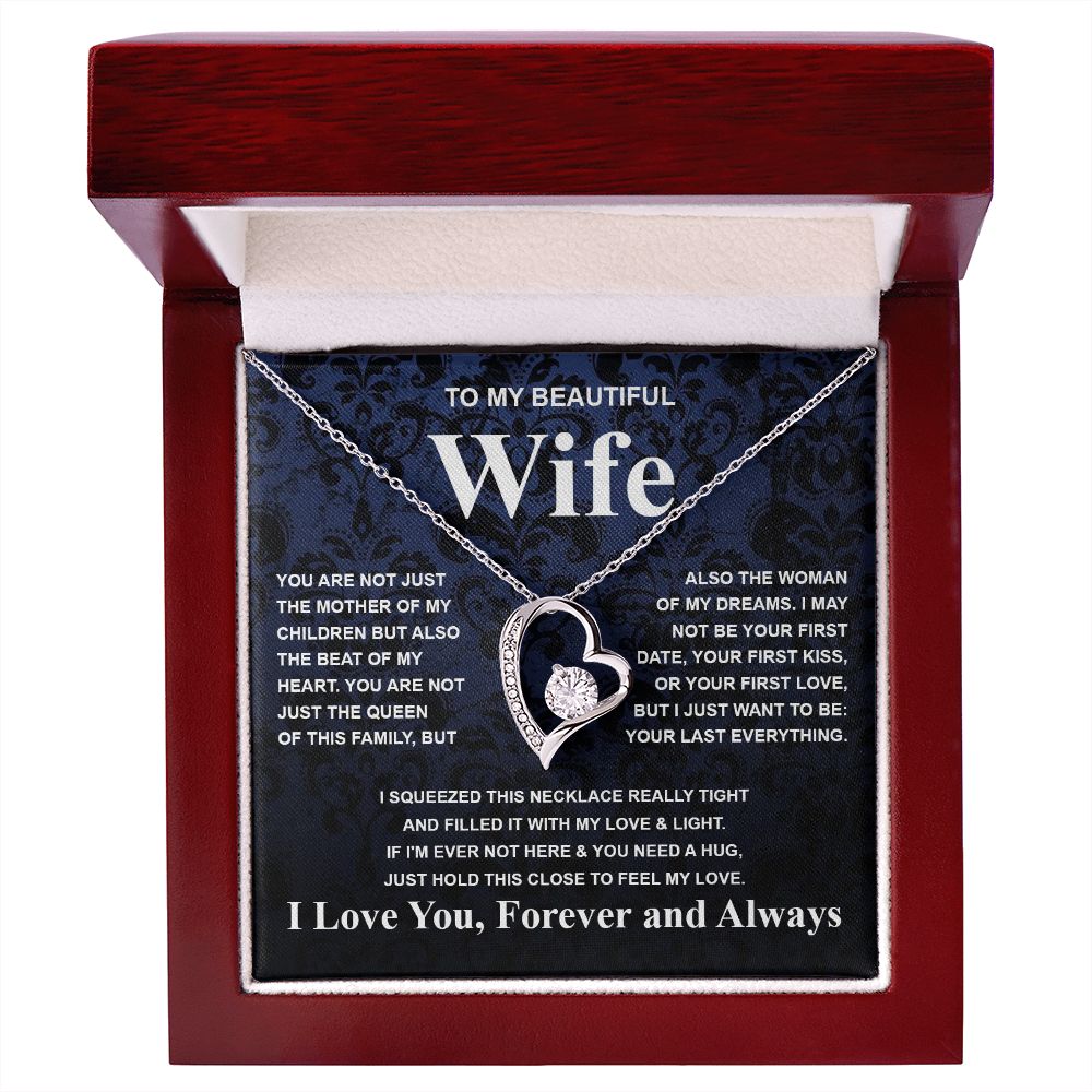 Gifts For Wife Birthday Gifts From Husband Necklace Valentines Days, Necklace for Future Soulmate, Wedding Necklace Jewelry for Wife Necklace Gifts from Husband - Soulmate Gift Necklace with Message Card and Gift Box Forever Love