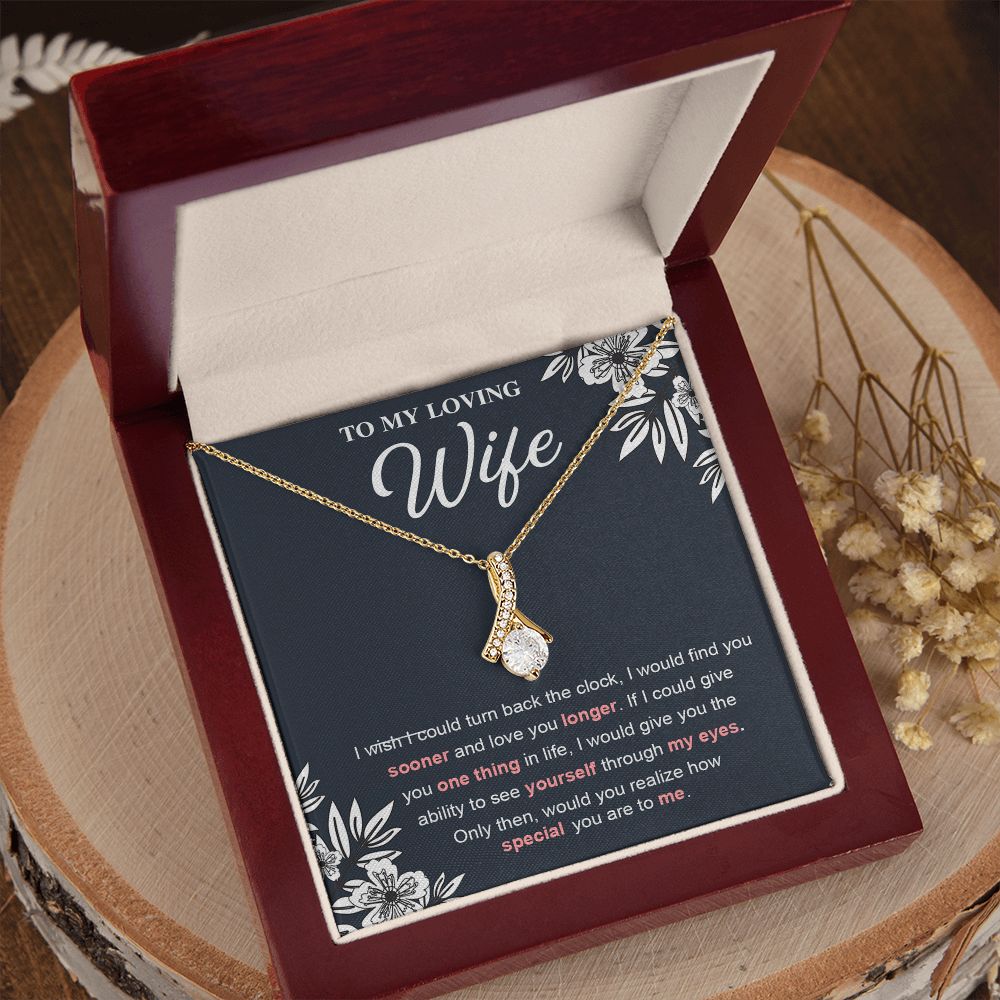 Soulmate Necklace For Women, To My Future Soulmate, Soulmate Gifts For Her, Future Wife Necklace, Necklaces For Girlfriend, To My Wife Necklace, Wife Necklace From Husband Necklace Message Card and Gift Box Styles on Birthday, Christmas, Valentine Allruin