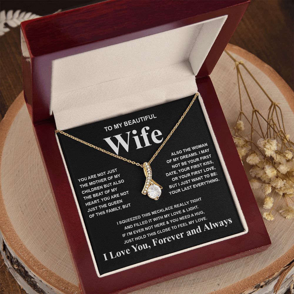 Gifts For Wife Birthday Gifts From Husband Necklace Valentines Days, Necklace for Future Soulmate, Anniversary Necklace Jewelry for Wife Necklace Gifts from Husband - Soulmate Gift Necklace with Message Card and Gift Box Allruing Necklace