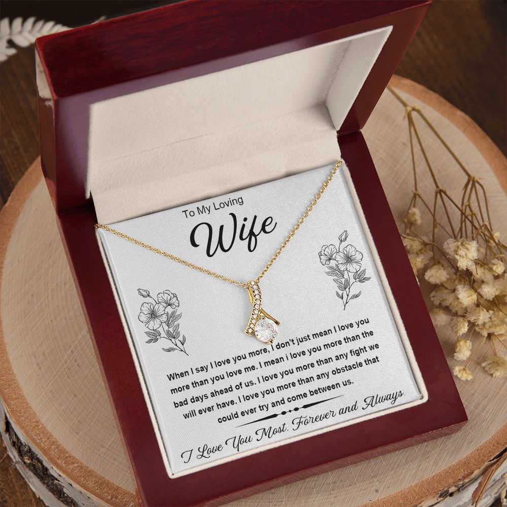 Soulmate Necklace For Women, Soulmate Gifts For Her, Future Wife Necklace, Necklaces Girlfriend, Soulmate Jewelry, To My Wife Necklace, Wife Necklace From Husband, Necklace Message Card and Gift Box Styles on Birthday, Christmas, Valentine Allruing Neckla