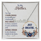 To My Mother Necklace, Dear Mom, Mother's Day Necklace, Gift for Mom from Daughter Son, Amazing Mom, Perfect Mother, Happy Mother's Day Gift, Love Knot Necklace Message Card and Gift Box Styles on Birthday, Christmas, Anniversary CUSTOM NAME
