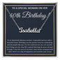 40th Birthday Gifts Women, 40 Year Old Birthday Gift Ideas For Women, Best Gifts For 40 Year Old Woman, Necklace Custom Name Message Card and Gift Box Styles on Birthday, Christmas, Wedding, Anniversary CUSTOM NAME