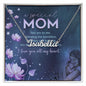a Special Mom Necklace, Dear Mom, Mother's Day Necklace, Gift for Mom from Daughter, Amazing Mom, Perfect Mother, Happy Mother's Day Gift, Love Knot Necklace Message Card and Gift Box Styles on Birthday, Christmas, Anniversary CUSTOM NAME