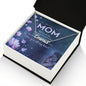 a Special Mom Necklace, Dear Mom, Mother's Day Necklace, Gift for Mom from Daughter, Amazing Mom, Perfect Mother, Happy Mother's Day Gift, Love Knot Necklace Message Card and Gift Box Styles on Birthday, Christmas, Anniversary CUSTOM NAME