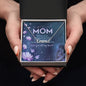 a Special Mom Necklace, Dear Mom, Mother's Day Necklace, Gift for Mom from Daughter, Amazing Mom, Perfect Mother, Happy Mother's Day Gift, Love Knot Necklace Message Card and Gift Box Styles on Birthday, Christmas, Anniversary CUSTOM NAME