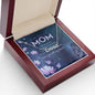 a Special Mom Necklace, Dear Mom, Mother's Day Necklace, Gift for Mom from Daughter, Amazing Mom, Perfect Mother, Happy Mother's Day Gift, Love Knot Necklace Message Card and Gift Box Styles on Birthday, Christmas, Anniversary CUSTOM NAME