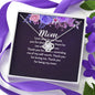 To My Mom Necklace, Dear Mom, Mother's Day Necklace, Gift for Mom from Daughter, Son, Amazing Mom, Perfect Mother Mother's Day Gift, Love Knot Necklace Message Card and Gift Box Styles on Birthday, Christmas, Anniversary Love Knot