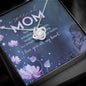 a Special Mom Necklace, Dear Mom, Mother's Day Necklace, Gift for Mom from Daughter, Amazing Mom, Perfect Mother, Happy Mother's Day Gift, Love Knot Necklace Message Card and Gift Box Styles on Birthday, Christmas, Anniversary Love Knot