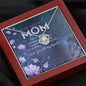 a Special Mom Necklace, Dear Mom, Mother's Day Necklace, Gift for Mom from Daughter, Amazing Mom, Perfect Mother, Happy Mother's Day Gift, Love Knot Necklace Message Card and Gift Box Styles on Birthday, Christmas, Anniversary Love Knot