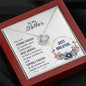 To My Mother Necklace, Dear Mom, Mother's Day Necklace, Gift for Mom from Daughter Son, Amazing Mom, Perfect Mother, Happy Mother's Day Gift, Love Knot Necklace Message Card and Gift Box Styles on Birthday, Christmas, Anniversary Love Knot