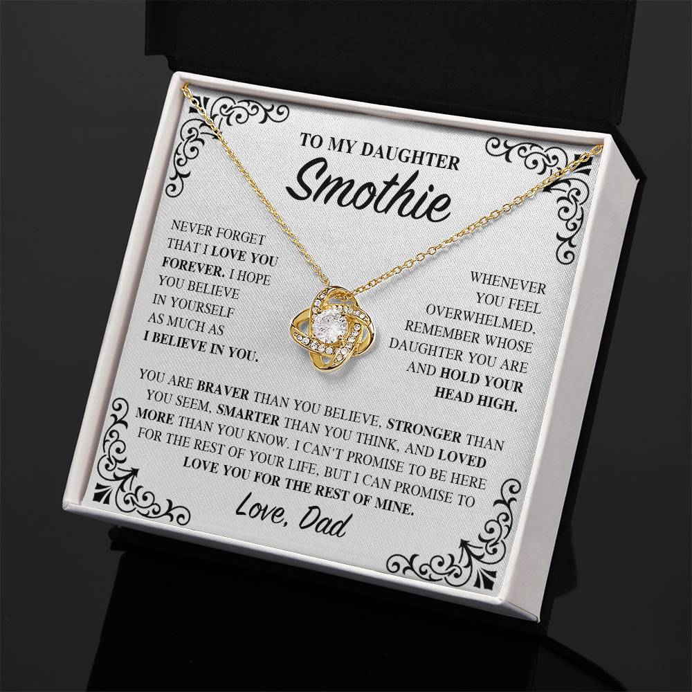 White LOVE KNOT