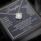 Daughter's necklace LOVE KNOT