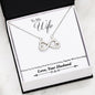 Customized Necklace HUSBAND To My WIFE - Together We're Everything Necklace Heart Pendant Luxury Gift For My WIFE, Necklace On Valentine, Christmas, Birthday Luxury Necklace Silver - Gold