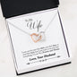 Inspirational Best Necklace Husband To My Wife - Your First Kiss Message Card Husband Love You From Valentine, On Birthday, Christmas Luxury Necklace Rose Gold - Silver