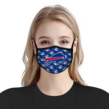 Load image into Gallery viewer, Fan Buffalo Bills Reusable Fabric Mask Protective Mouth Face Mask Funny