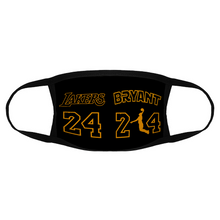 Load image into Gallery viewer, FAN Los Angeles LAKERS KOBE BRYANT Reusable Fabric Mask Protective Mouth