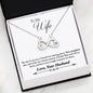 Inspirational Necklace HUSBAND To My WIFE - You Complete Me, Make Me A Better Person Necklace Heart Gifts From My Wife, Necklace On Valentine, Birthday, Christmas Luxury Necklace Silver - Gold