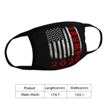 Load image into Gallery viewer, Trump 2020 Face Mask Reusable Fabric Mask Protective Mouth Gifts