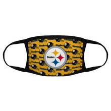Load image into Gallery viewer, Fan Pittsburgh Steelers Reusable Fabric Mask Protective Mouth Face Mask Funny