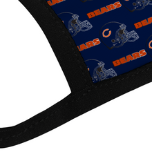 Load image into Gallery viewer, Fan Chicago Bears Reusable Fabric Mask Protective Mouth Face Mask Funny