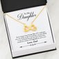 Customized Necklace DAD To My Daughter - Never Forget That I Love You Necklace Heart Pendant Luxury Gift For My Daughter, Necklace On Christmas, Birthday Luxury Necklace Silver - Gold