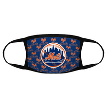 Load image into Gallery viewer, FAN New York Mets Face Mask Reusable Fabric Mask Protective Mouth Gifts