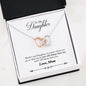 Customized MOM To My DAUGHTER - You Will Always Have Me Necklace Heart Gifts Message Card MOM Love You On, Christmas, Birthday Luxury Necklace Rose Gold - Silver