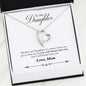 Personalized From MOM To My DAUGHTER - You Will Always Have Me Necklace Heart Gifts Message Card MOM Love You On Christmas, Birthday, Luxury Necklace Silver Gold - Gold