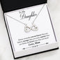 Inspirational Necklace MOM To My Daughter - Always Remember You Are Braver Than You Believe Necklace Heart Gifts From My Wife, Necklace On Birthday, Christmas Luxury Necklace Silver - Gold