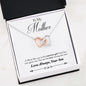 Inspirational Necklace SON To My MOTHER - You Are The Best Among The Rest Necklace Heart Gifts Message Card SON Love You On, Birthday, Christmas Luxury Necklace Rose Gold - Silver