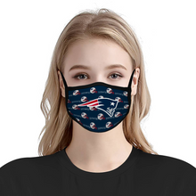 Load image into Gallery viewer, Football New England Patriots Reusable Fabric Mask Protective Mouth Face Mask