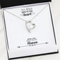 To My Remembrance Heart - I'll Hold You In My Heart Necklace Heart Gifts Message Card Love You - On Birthday, Valentine Luxury Necklace Silver Gold - Gold