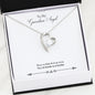 Inspirational Necklace Heart From To My Guardian Angel - Remembrance Guardian Angel Necklace Heart Gifts Message Card Love You On Birthday, Christmas, Luxury Necklace, Silver Gold - Gold