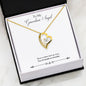 Inspirational Necklace Heart From To My Guardian Angel - Remembrance Guardian Angel Necklace Heart Gifts Message Card Love You On Birthday, Christmas, Luxury Necklace, Silver Gold - Gold