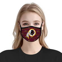 Load image into Gallery viewer, Football Washington Redskins Reusable Fabric Mask Protective Mouth Face Mask