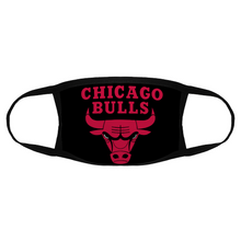 Load image into Gallery viewer, FAN Chicago Bulls Face Mask Reusable Fabric Mask Protective Mouth
