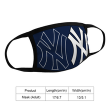 Load image into Gallery viewer, FAN New York Yankees Face Mask Reusable Fabric Mask Protective Mouth Gifts..