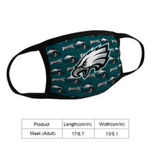 Load image into Gallery viewer, Fan Philadelphia Eagles Reusable Fabric Mask Protective Mouth Face Mask Funny