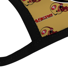 Load image into Gallery viewer, Football San Francisco 49ers Reusable Fabric Mask Protective Mouth Face Mask