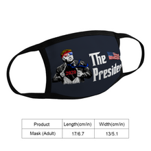 Load image into Gallery viewer, Trump 2020 Face Mask The President Mask Fabric Reusable Washable Funny
