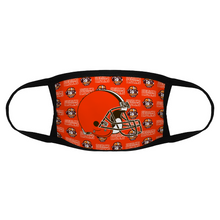 Load image into Gallery viewer, Fan Cleveland Browns Reusable Fabric Mask Protective Mouth Face Mask Funny