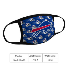 Load image into Gallery viewer, Fan Buffalo Bills Reusable Fabric Mask Protective Mouth Face Mask Funny