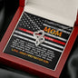 Firefighter To My Mom - We Have A Special Necklace Gift Mother's Day