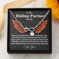 Personalized To My Riding Partner for Life Jewelry Infinity Bracelet, Gift My Girlfriend Bracelet, Gift My Wife, Gift for Her Jewelry Infinity Bracelets styles On Birthday, Christmas, Anniversary