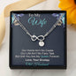 To My Wife from Husband Jewelry Infinity Bracelet Our Home Ain't No Castle Jewelry Infinity Bracelet Luxury Jewelry On Birthday, Christmas, Xmas, Anniversary with Message Card and3 Gift Box